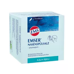 EMSER Enjuague nasal salino fisiológico sobre, 50 uds