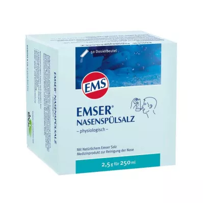 EMSER Enjuague nasal salino fisiológico sobre, 50 uds