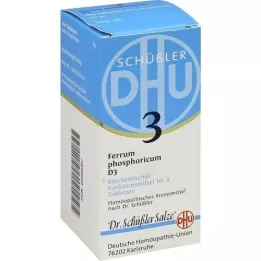 BIOCHEMIE DHU 3 Ferrum phosphoricum D 3 comprimidos, 200 uds