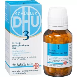 BIOCHEMIE DHU 3 Ferrum phosphoricum D 12 comprimidos, 200 uds