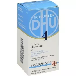 BIOCHEMIE DHU 4 Kalium chloratum D 3 comprimidos, 200 uds