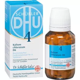 BIOCHEMIE DHU 4 Kalium chloratum D 6 comprimidos, 200 uds