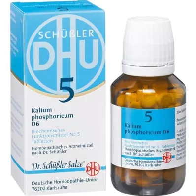 BIOCHEMIE DHU 5 Kalium phosphoricum D 6 comprimidos, 200 uds
