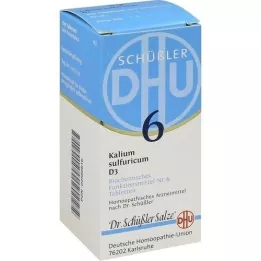 BIOCHEMIE DHU 6 Kalium sulphuricum D 3 comprimidos, 200 uds