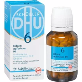 BIOCHEMIE DHU 6 Kalium sulphuricum D 6 comprimidos, 200 uds