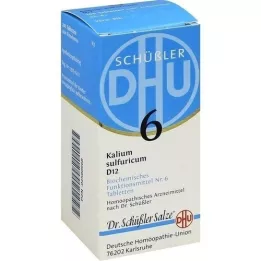 BIOCHEMIE DHU 6 Kalium sulphuricum D 12 comprimidos, 200 uds