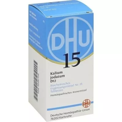 BIOCHEMIE DHU 15 Kalium jodatum D 12 comprimidos, 200 uds