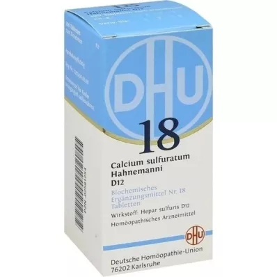 BIOCHEMIE DHU 18 Calcium sulphuratum D 12 comprimidos, 200 uds