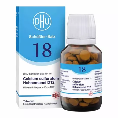 BIOCHEMIE DHU 18 Calcium sulphuratum D 12 comprimidos, 200 uds