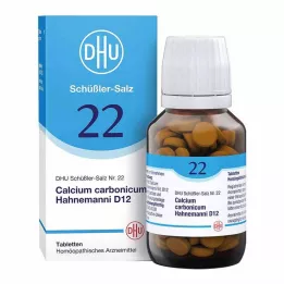 BIOCHEMIE DHU 22 Calcio carbónico D 12 comprimidos, 200 uds