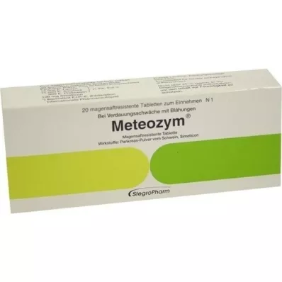 METEOZYM Comprimidos recubiertos, 20 unidades