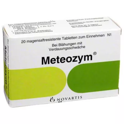 METEOZYM Comprimidos recubiertos, 20 unidades
