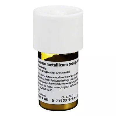 AURUM METALLICUM PRAEPARATUM D 30 Trituración, 20 g