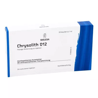 Crisolita D 12 ampollas, 8x1 ml