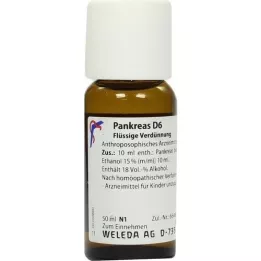 PANKREAS D 6 Dilución, 50 ml