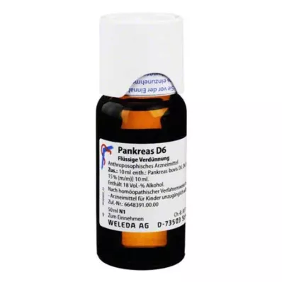 PANKREAS D 6 Dilución, 50 ml