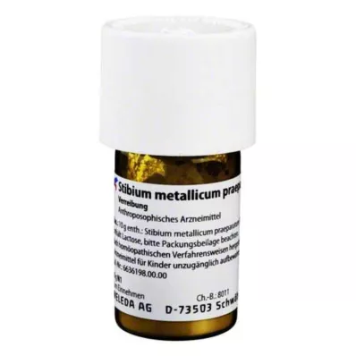 Stibium Metallicum Praeparatum D 20 Trituración, 20 g Stibium Metallicum Praeparatum D 20 Trituración, 20 g