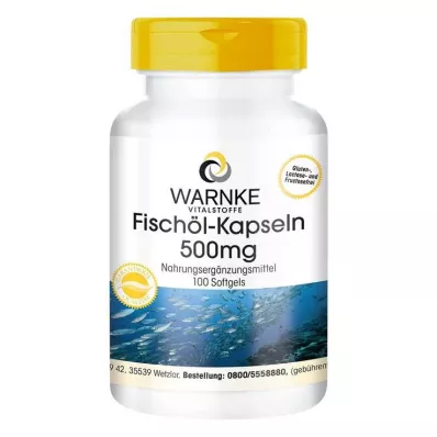 FISCHÖL KAPSELN 500 mg, 100 uds