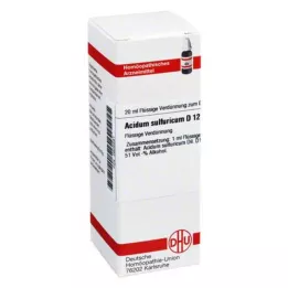 ACIDUM SULFURICUM D 12 Dilución, 20 ml
