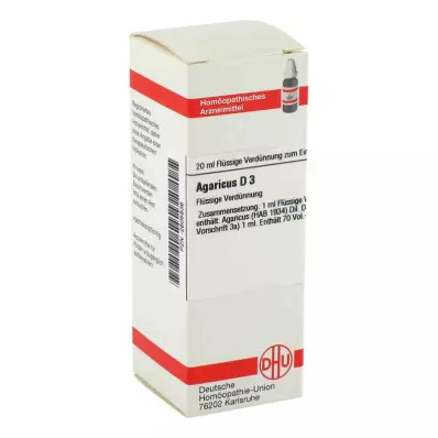 AGARICUS Dilución D 3, 20 ml