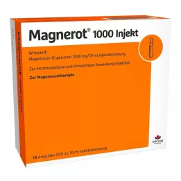 MAGNEROT 1000 Ampollas Inyectables, 10X10 ml