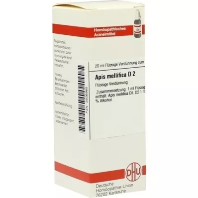 APIS MELLIFICA D 2 Dilución, 20 ml