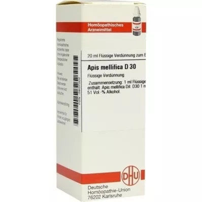 APIS MELLIFICA D 30 Dilución, 20 ml