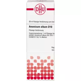 ARSENICUM ALBUM D 10 Dilución, 20 ml