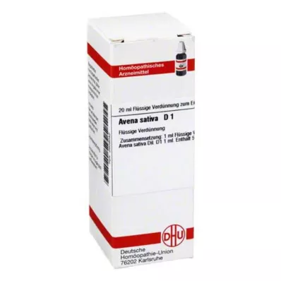AVENA SATIVA D 1 Dilución, 20 ml