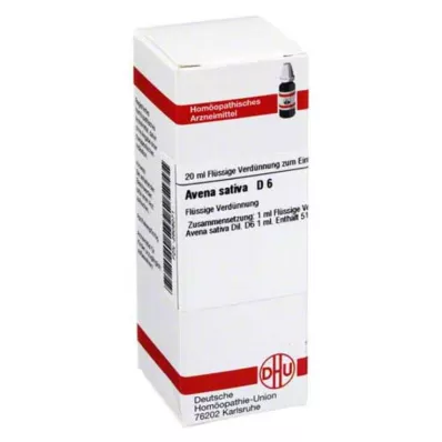 AVENA SATIVA D 6 Dilución, 20 ml