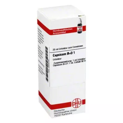 CAPSICUM tintura madre D 1, 20 ml