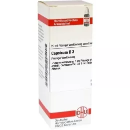 CAPSICUM D 3 Dilución, 20 ml