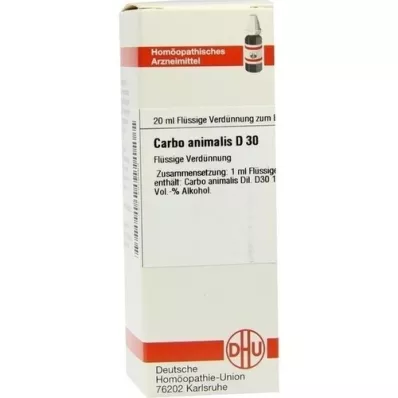 CARBO ANIMALIS D 30 Dilución, 20 ml