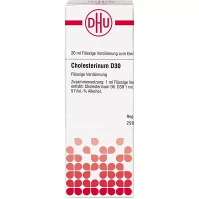 CHOLESTERINUM D 30 Dilución, 20 ml