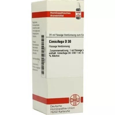 CIMICIFUGA D 30 Dilución, 20 ml