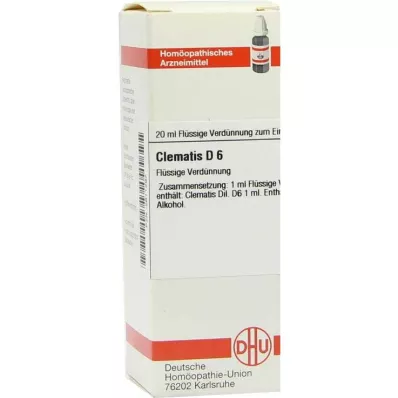 CLEMATIS D 6 Dilución, 20 ml