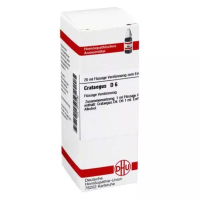 CRATAEGUS D 6 Dilución, 20 ml