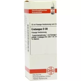 CRATAEGUS D 30 Dilución, 20 ml