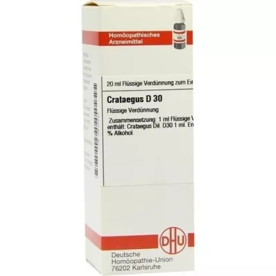 CRATAEGUS D 30 Dilución, 20 ml