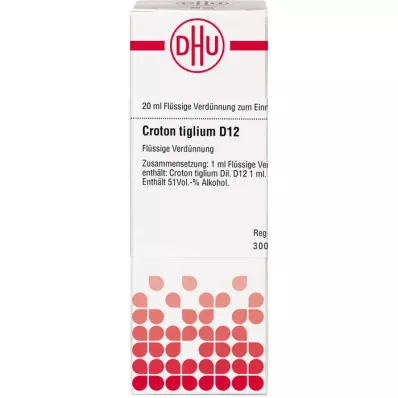 CROTON TIGLIUM D 12 Dilución, 20 ml