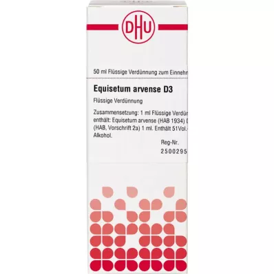 EQUISETUM ARVENSE Dilución D 3, 50 ml