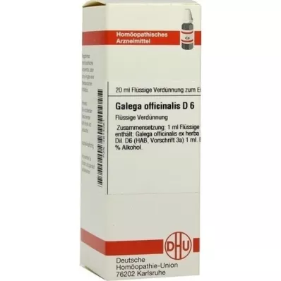 GALEGA officinalis D 6 Dilución, 20 ml