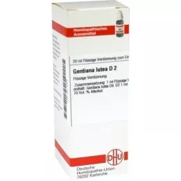 GENTIANA LUTEA D 2 Dilución, 20 ml