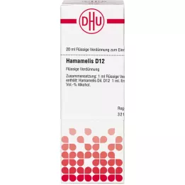 HAMAMELIS D 12 Dilución, 20 ml