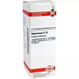 HYPERICUM D 12 Dilución, 20 ml