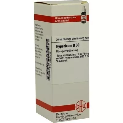 HYPERICUM D 30 Dilución, 20 ml