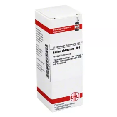DHU Dilución de Kalium chloratum D 4, 20 ml DHU Dilución de Kalium chloratum D 4, 20 ml