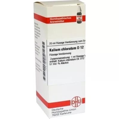 KALIUM CHLORATUM D 12 Dilución, 20 ml