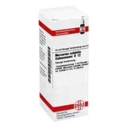 MERCURIUS SOLUBILIS Hahnemanni D 12 Dilución, 20 ml