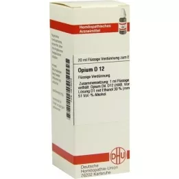 OPIUM D 12 Dilución, 20 ml